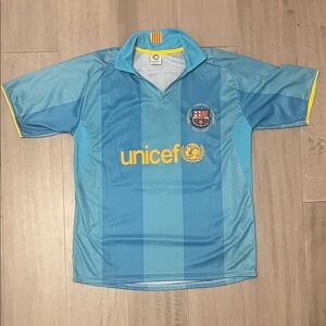 Ronaldinho Turquoise Soccer Jersey
